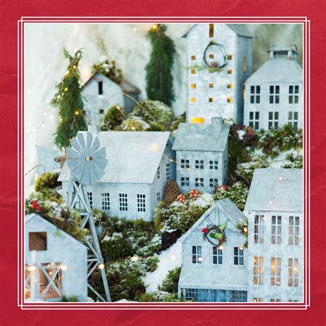 Where to Buy Galvanized Christmas Village 